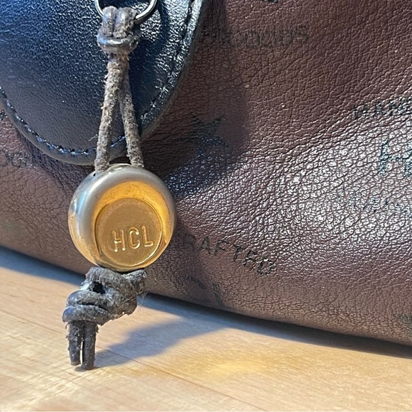 HCL Vintage W Germany Genuine Leather Satchel Bag - Picture 10 of 13